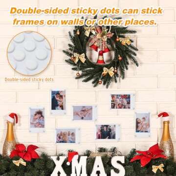 SUNEZLGO 15 Pack- Acrylic Fridge Magnetic Frame, Acrylic Photo Picture Frames,Double Sided Photo Refrigerator Magnet Picture Frame for Fujifilm Instax Mini,Clear Picture Display Frame,2.36 x 3.54 Inch