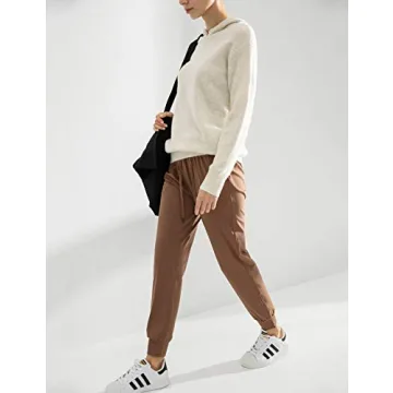 AJISAI Women's Joggers - Perfect Fit Leisure Pants With Pockets