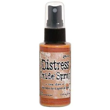 Tim Holtz Ranger Distress Oxide Sprays 3 Colors Including Antique Linen, Tea Dye and Walnut Stain, Bundle of 3 Items