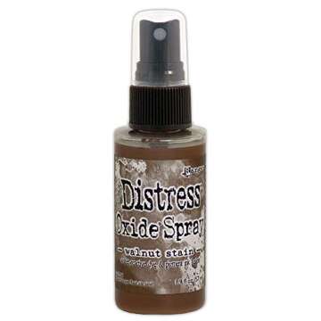 Tim Holtz Ranger Distress Oxide Sprays 3 Colors Including Antique Linen, Tea Dye and Walnut Stain, Bundle of 3 Items