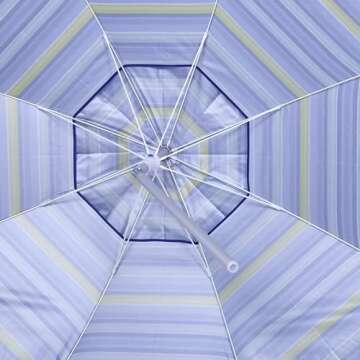 Tommy Bahama 7 ft Beach Umbrella - Lightweight & Robust