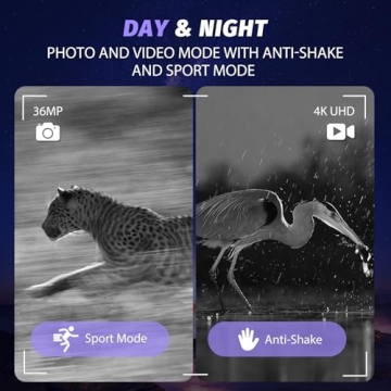 4K Night Vision Goggles 5000mAh Battery 32GB TF Card