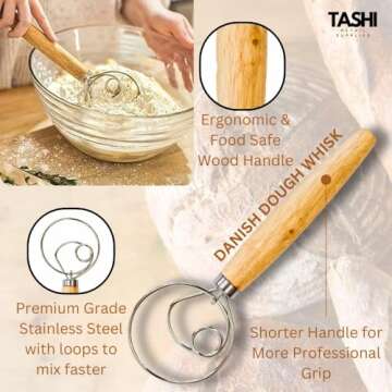 Tashi Banneton Bread Proofing Basket Set – 9" Round & 10" Oval Rattan Baskets | Ultimate Sourdough Bread Making Kit with Dough Scrapers, Linen Liners, and Essential Baking Tools