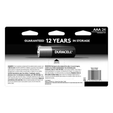 Reliable Duracell AAA Batteries with Long Lasting Power 24 Pack