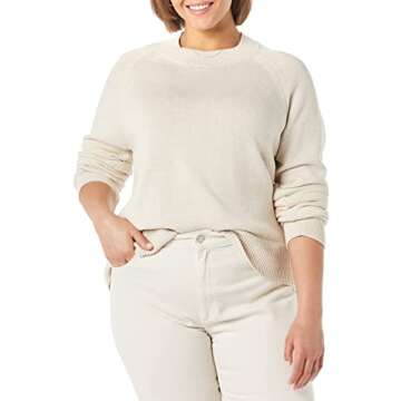 Daily Ritual Women's Cotton Mock Neck Sweater – Chic Comfort