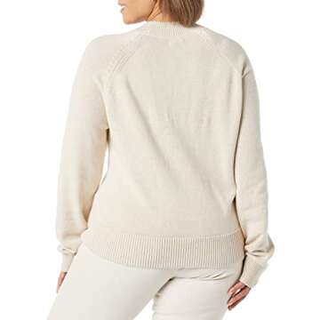 Daily Ritual Women's Cotton Mock Neck Sweater – Chic Comfort