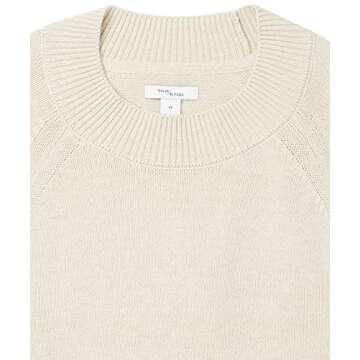 Daily Ritual Women's Cotton Mock Neck Sweater – Chic Comfort