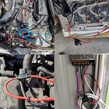 10 Gauge Inline Fuse Holder with 40 AMP Fuses – 4 Pack