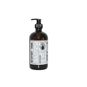 PDTXCLS Birsppy CHDENUO Sudopo Newport Home and Body Co Hand Soap, Wild Lavender, 2 Glass Bottles 16...