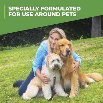 Simple Green Outdoor Odor Eliminator for Pets, Dogs, Ideal for Artificial Grass & Patio (32 oz Hose End Sprayer & 1 Gallon Refill)