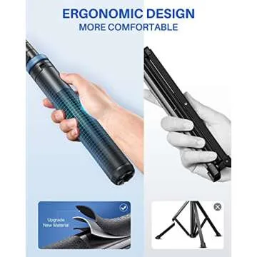 𝗡𝗲𝘄𝗲𝘀𝘁 Phone Tripod, ANGFLY 60" Selfie Stick Tripod with Remote, Travel Tripod for iPhone Compatible with iPhone 14 Pro Max /13 Pro / 12 Pro Max/Samsung S21 Ultra/Camera