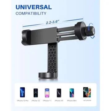𝗡𝗲𝘄𝗲𝘀𝘁 Phone Tripod, ANGFLY 60" Selfie Stick Tripod with Remote, Travel Tripod for iPhone Compatible with iPhone 14 Pro Max /13 Pro / 12 Pro Max/Samsung S21 Ultra/Camera
