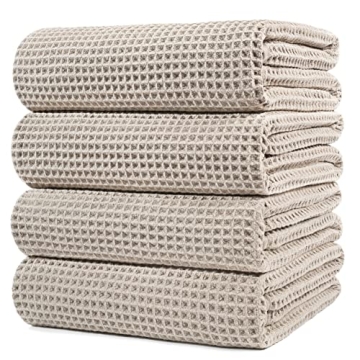 Oversized Quick Dry Microfiber Bath Towels - 4 Pack