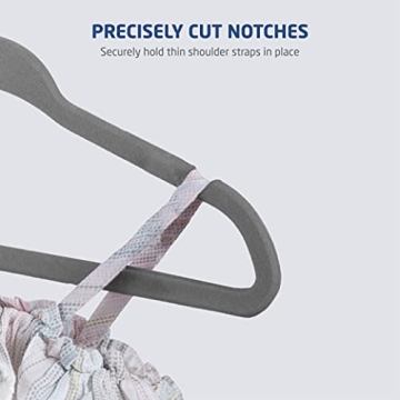 Zober Velvet Kids Hangers - Non-Slip & Durable for Clear Closets