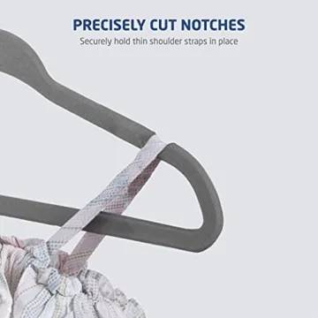 Zober Velvet Kids Hangers - Non-Slip & Durable for Clear Closets