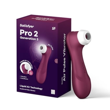Satisfyer Pro 2 Generation 3 (NO APP) - Air-Pulse Clitoris Stimulating Vibrator with Liquid-Air Tech...