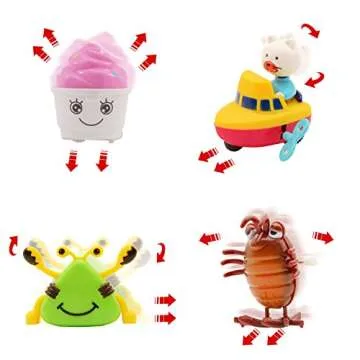 Nunkitoy Wind Up Toy Set 28 Assorted Clockwork Fun