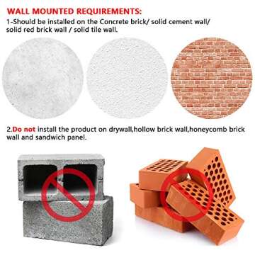 syzythoy Multifunctional Wall Mounted Pull Up Bar Chin Up bar,Dip Station for Home Gym,Indoor Workout,Support to 440Lbs