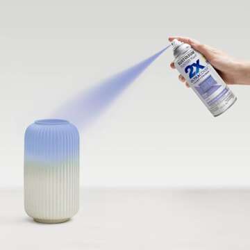 Rust-Oleum 334068 Satin Spray Paint in French Lilac 12 oz