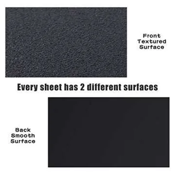 Zuvas Black ABS Plastic Sheet 12" x 16" for DIY Projects