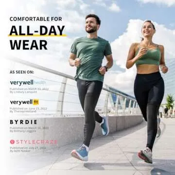 CAMBIVO Knee Compression Sleeves for All Sports Activities