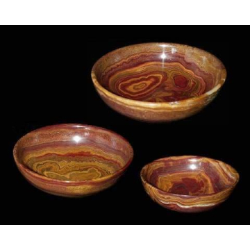 Stylish Khan Imports Onyx Fruit Bowl for Home Decor