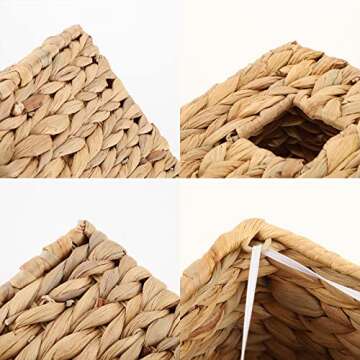 YRMT Woven Wicker Tissue Box Cover - Natural Decor Accent