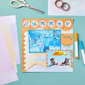 96 Sheets Decorative Watercolored Printer Paper 8.5 x 11 in - Letter Size Double Sided Pastel Statio...