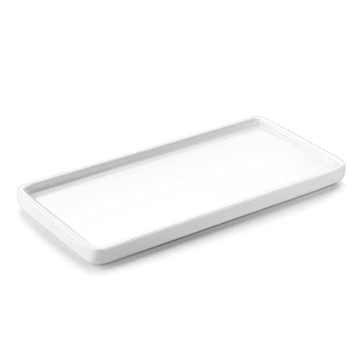 Nucookery 6" Small Ceramic Vanity Sink Tray for Home Organization