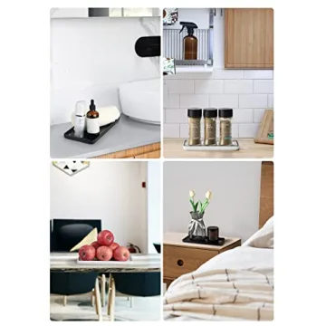 Nucookery 6" Small Ceramic Vanity Sink Tray for Home Organization