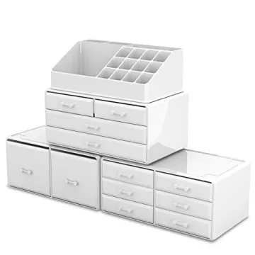 READAEER Makeup Organizer with 12 Drawers for Stylish Storage