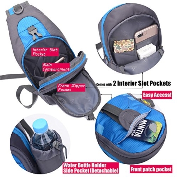 Durable Unisex Sling Backpack for Travel Gym Daily Use