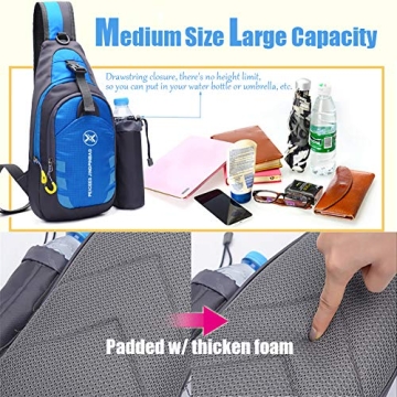 Durable Unisex Sling Backpack for Travel Gym Daily Use