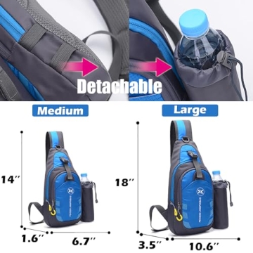Durable Unisex Sling Backpack for Travel Gym Daily Use
