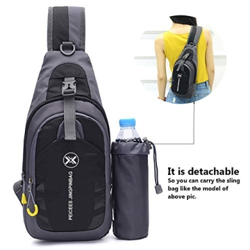 Durable Unisex Sling Backpack for Travel Gym Daily Use