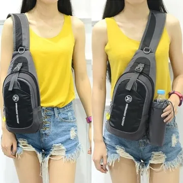Durable Unisex Sling Backpack for Travel Gym Daily Use