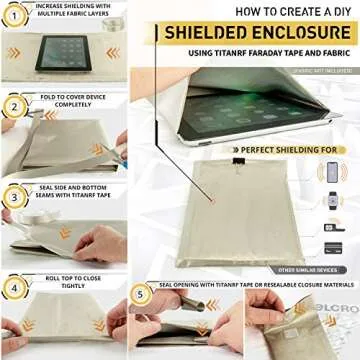Mission Darkness TitanRF Faraday Tape for Superior Shielding
