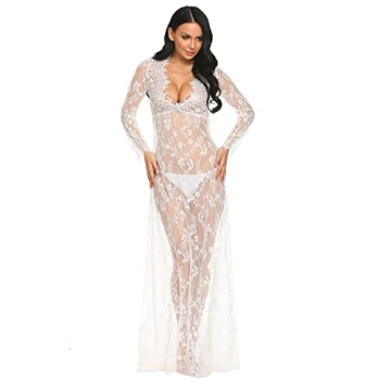 COSYOU Maternity Dress - Elegant Lace for Photoshoots & Baby Showers