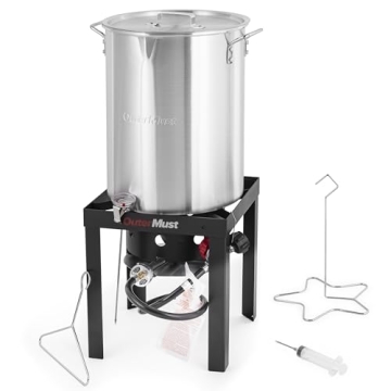OuterMust Propane Turkey Fryer Set - Perfect for Turkey, Crab, and Crawfish Cooking
