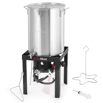 OuterMust Propane Turkey Fryer Set - Perfect for Turkey, Crab, and Crawfish Cooking