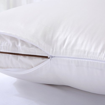SLPBABY 100% Natural Pure Silk Pillowcase for Hair and Skin, Both Side 19 Momme Silk, Luxury Smooth Satin Pillowcase Cover with Hidden Zipper (Standard, Ivory)