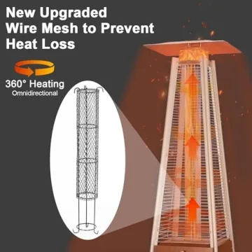 Hykolity Propane Patio Heater - 48,000 BTU Outdoor Comfort