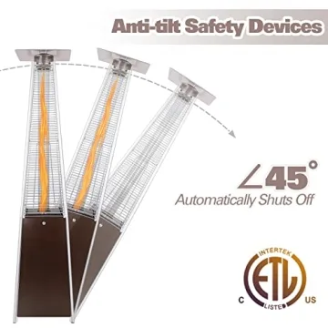 Hykolity Propane Patio Heater - 48,000 BTU Outdoor Comfort