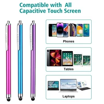 Premium Stylus Pens for iPad iPhone Kindle Fire Touch Screens
