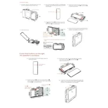 LY LANYOS Waterproof Underwater Snorkeling Diving Phone Case for iPhone 15/14/13/12/11 Pro Max Mini Xr/X/Xs and Galaxy S24/S23/S22/S21 Ultra Plus Professional [15m/50ft] Photo Video Cover (SG Black)