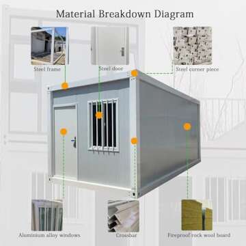 Versatile Prefab House for Urban & Rural Lifestyles, Eco-Friendly Tiny Home Kit, Ideals for Families & Remote Workers