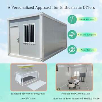 Versatile Prefab House for Urban & Rural Lifestyles, Eco-Friendly Tiny Home Kit, Ideals for Families & Remote Workers