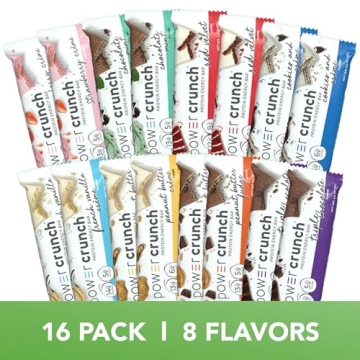 Power Crunch Protein Bars Variety Pack for Healthy Snacking