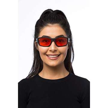 BLUblox Bon Charge Onyx Sleep+ Glasses for Better Sleep