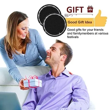 Stylish Bling Car Cup Coaster Set for Women and Girls